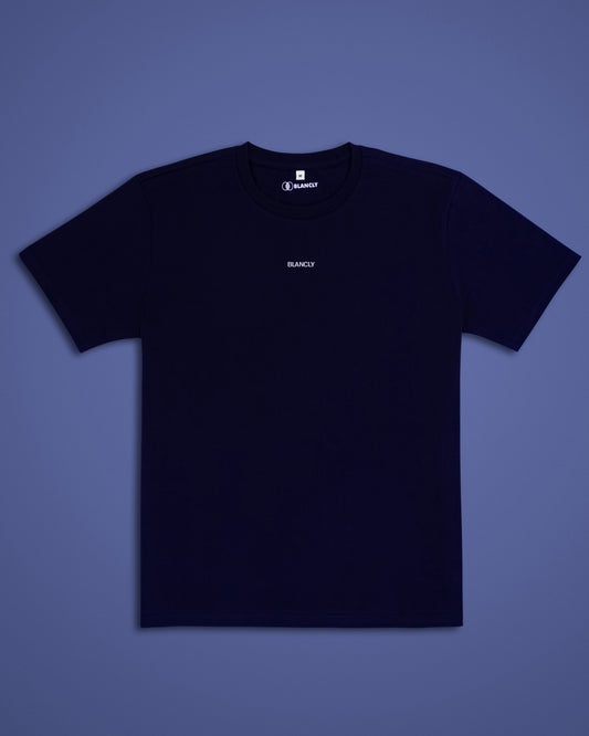 Navy Blue Regular Fit T-shirt [SUPIMA]