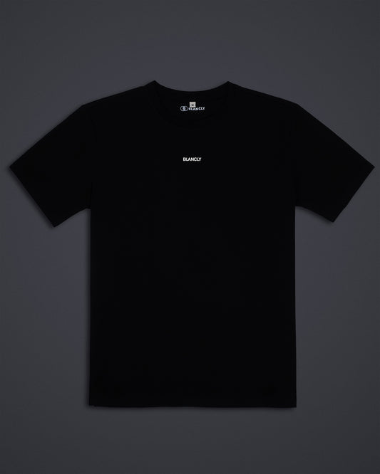 Black Regular Fit T-shirt [SUPIMA]