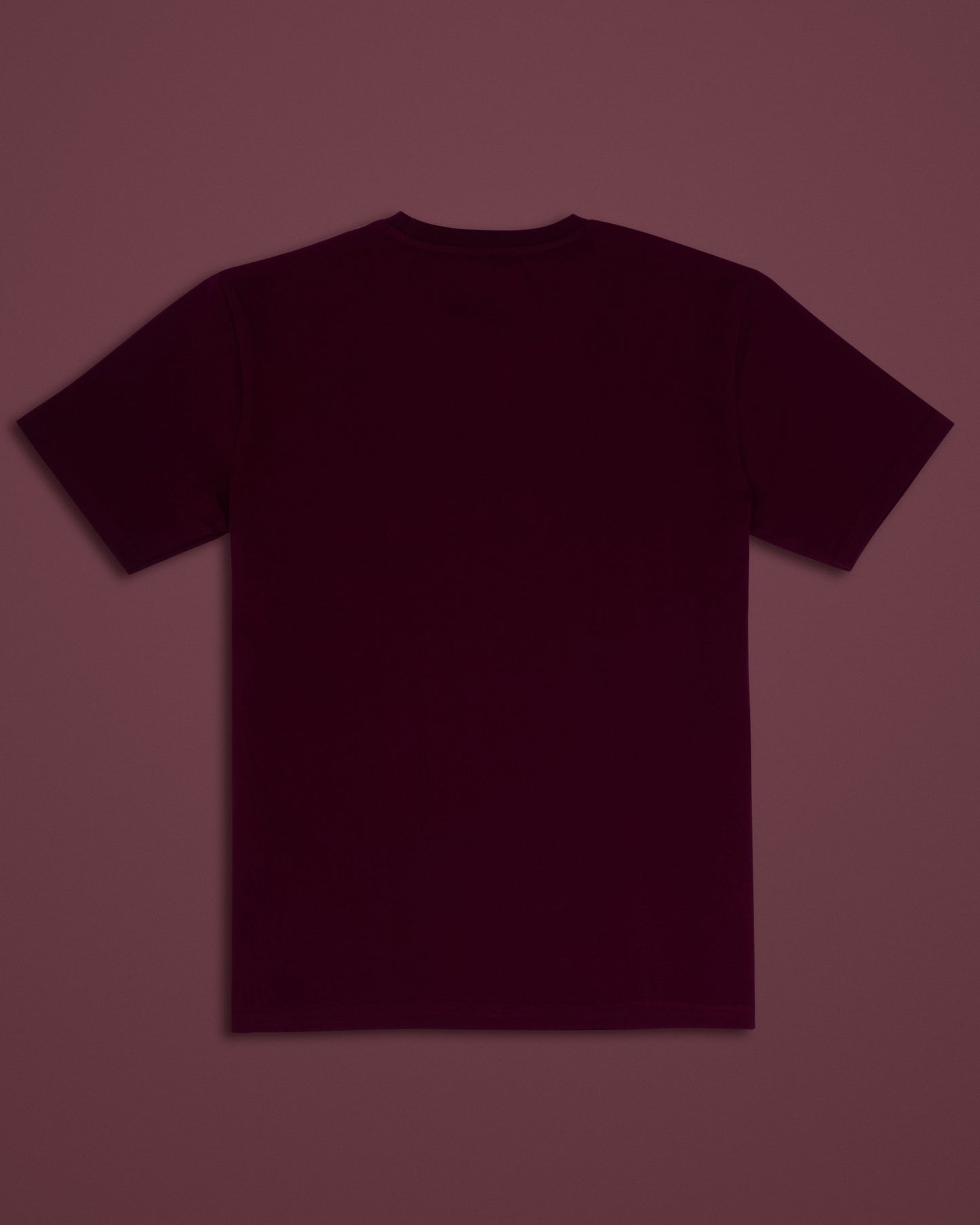 Maroon Regular Fit T-shirt [SUPIMA]