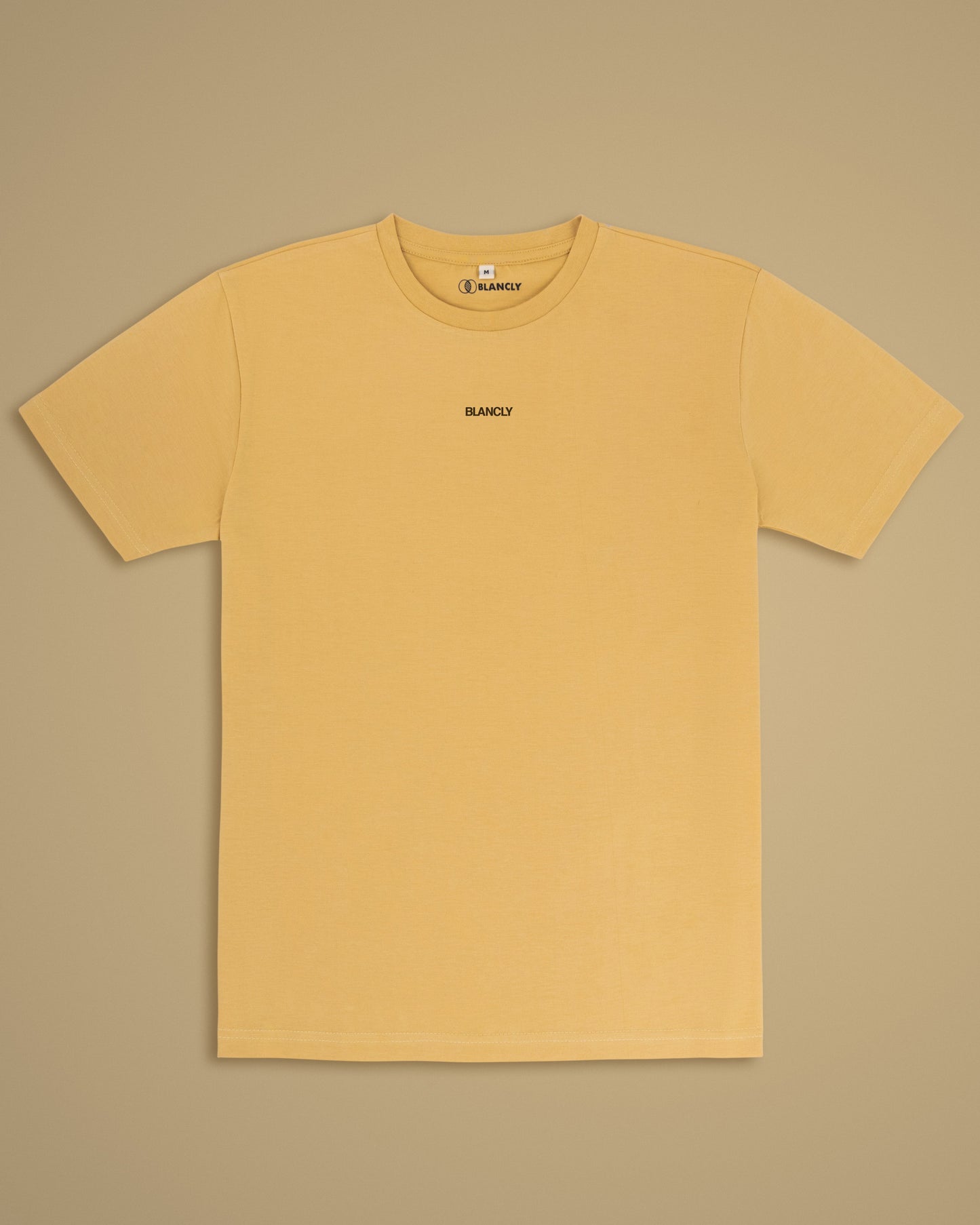 Beige Regular Fit T-shirt [SUPIMA]