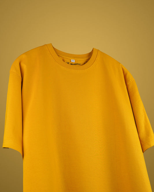 Mustard Oversized Fit T-shirt