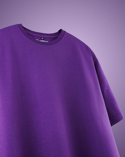 Purple Oversized Fit T-shirt