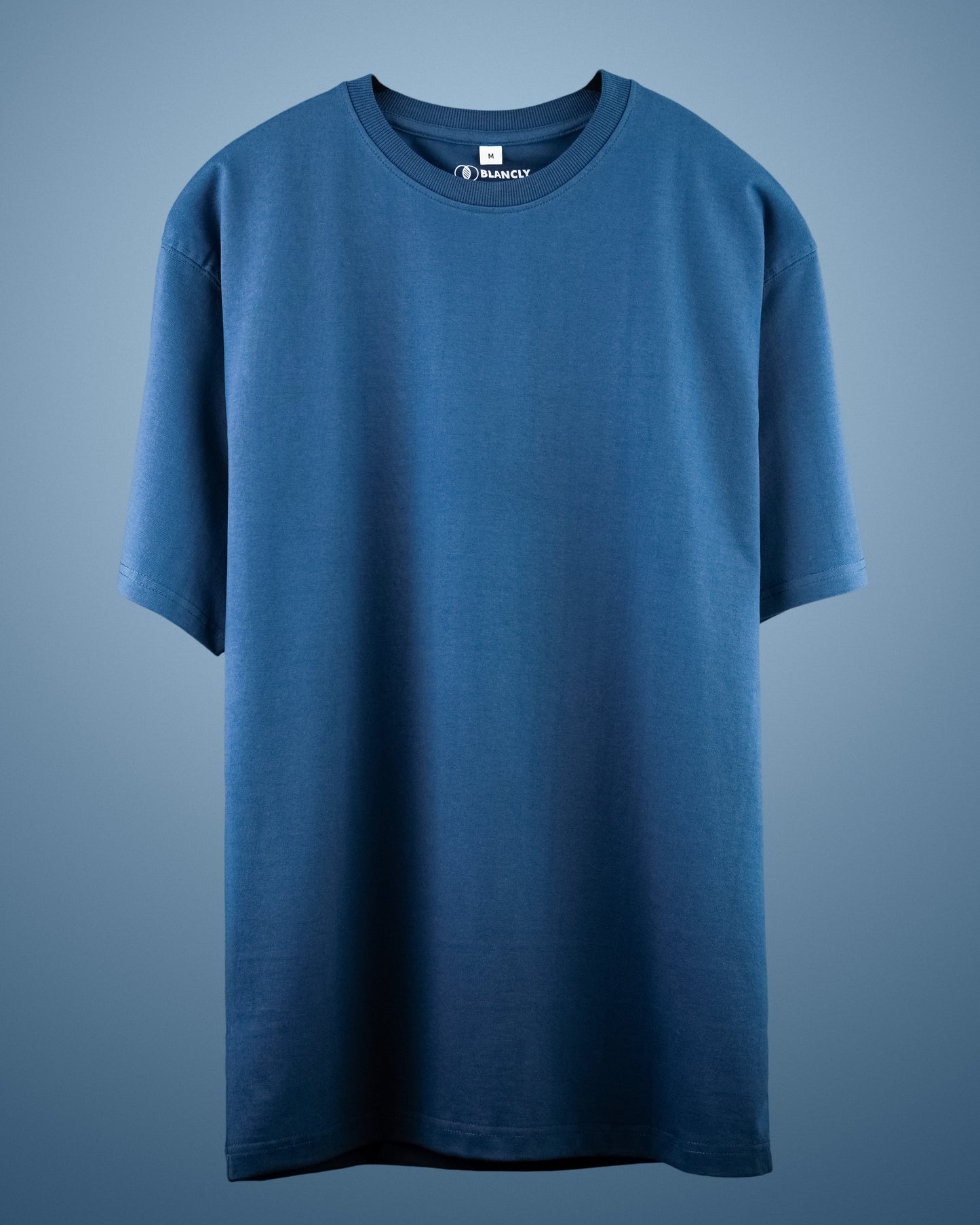Ocean Blue Oversized Fit T-shirt