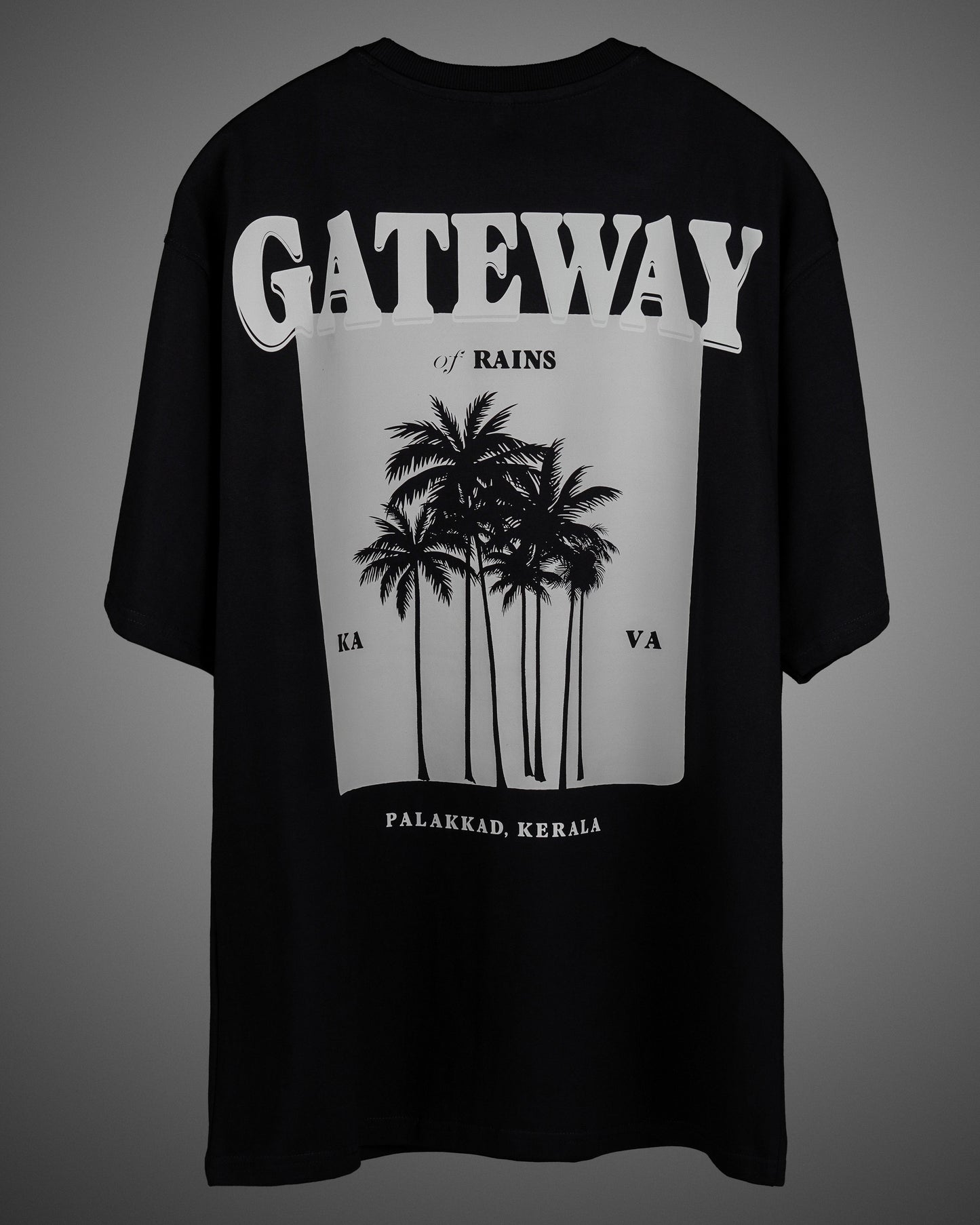 Black Gateway of Rains Printed T-shirt