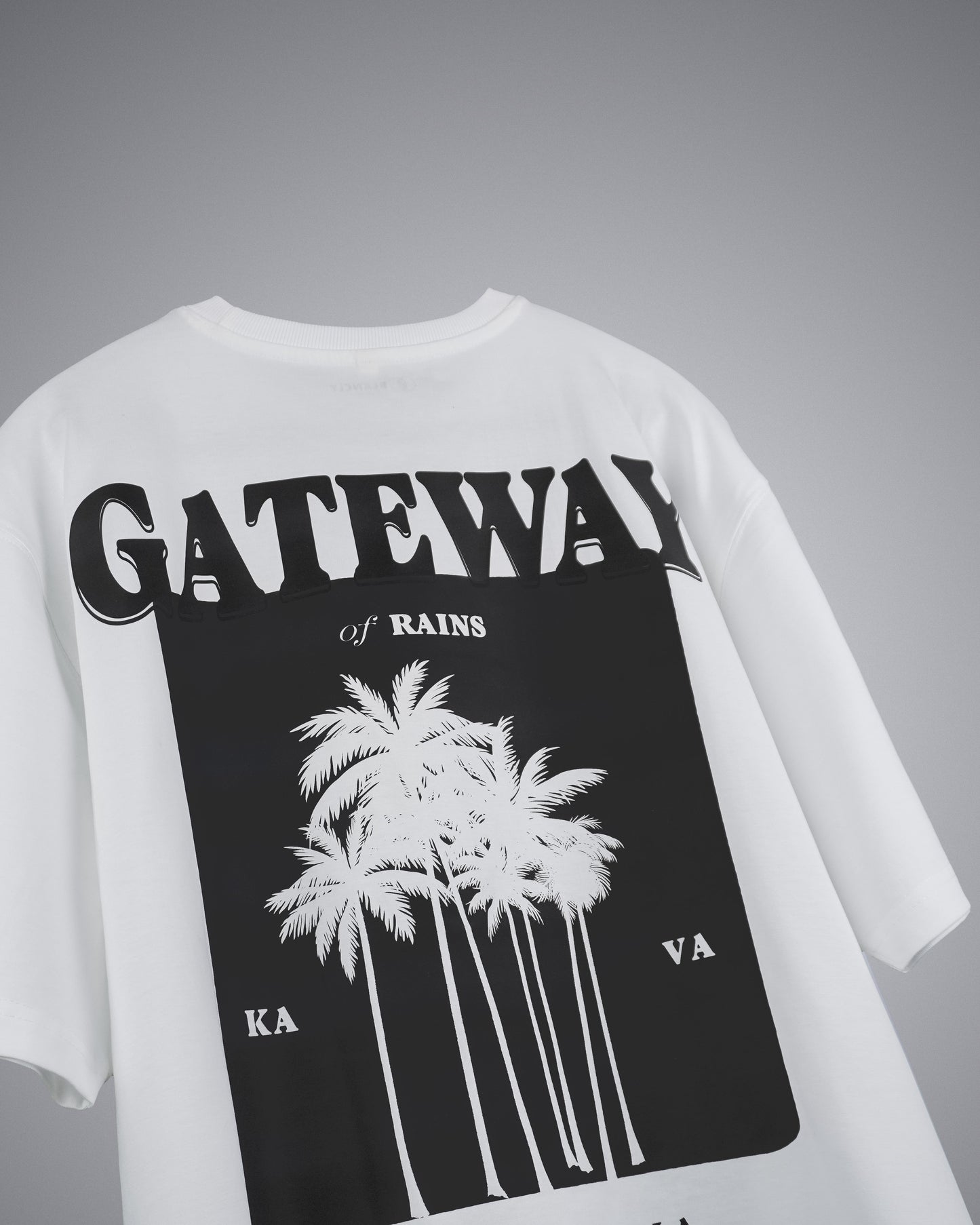 White Gateway of Rains Printed T-shirt