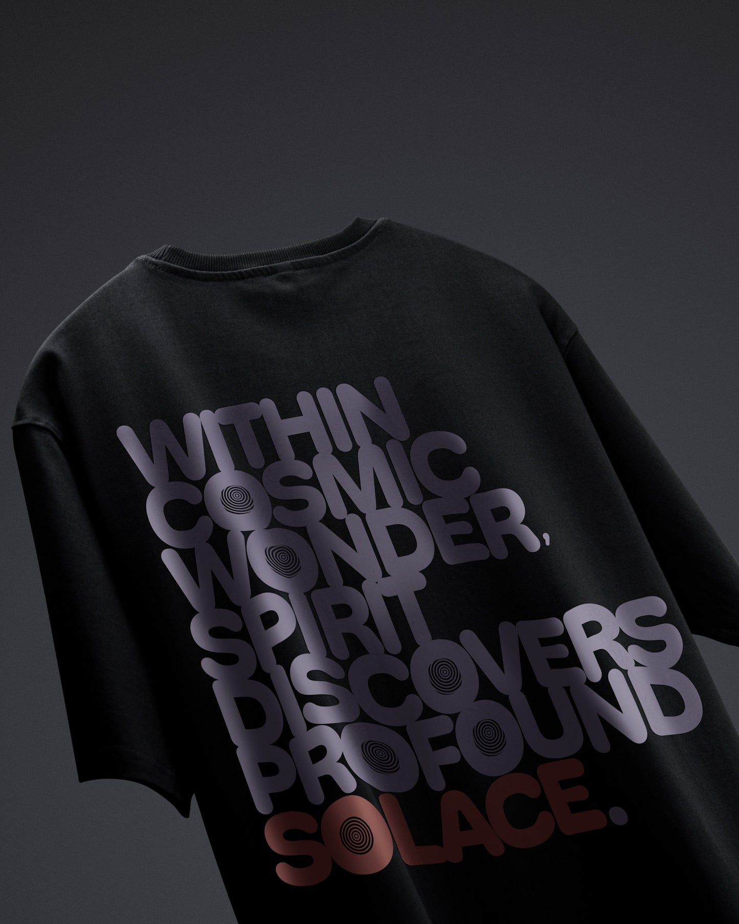 Black Solace Printed T-shirt