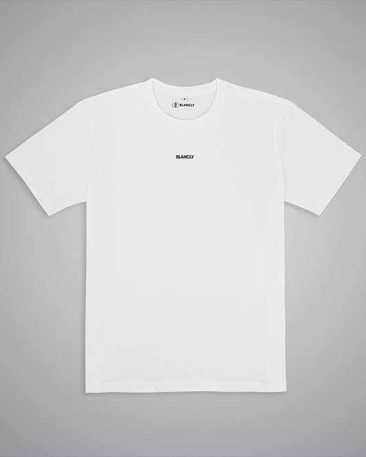 White Regular Fit T-shirt [SUPIMA]