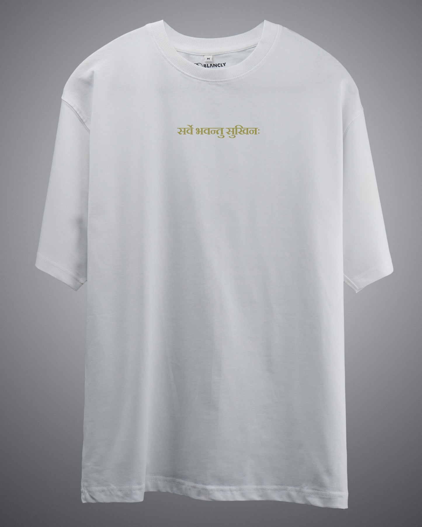 White Empathy Printed T-shirt